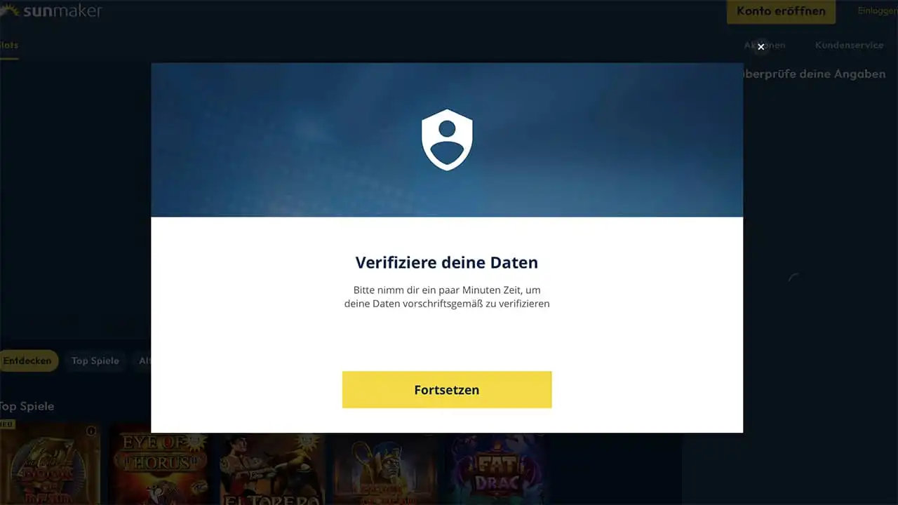 sunmaker einzahlung